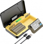 ENEGON EN-EL15/EL15C kahe aku (3000 mAh) ja 20 W kiirlaadija komplekt, mis &uuml;hildub Nikon Z5, Z6, Z7, Z8, Z6iii, ZF, D7000, D7100, D7200, D7500, D610, D810, D800 D600 0 D80 0e D850 D880