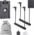 Fomito NP-F970 F960 F750 F770 F550 aku adapteri vahetus BC-QZ1 laadija konverter FZ100 pimedale akule Sony A7III A7RIII A9 A9S jaoks