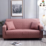 Enhome Schonbezug f&uuml;r Sofa, 1/2/3/4 Sitzer Elastisch Sofabezug Spandex Stretch Protector Elegant Einfach Antirutsch Couchbezug Sofa &Uuml;berw&uuml;rfe Abdeckung Hussen mit Armlehne (3 Sitzer,Korallrot)