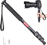 ARTCISE Camera Monopod 156cm Alumiinium sulamist fotograafia kompaktne monopood 4 sektsiooniga k&otilde;rgus kerge reisilaua DSLR kaamera kandev&otilde;ime 15kg