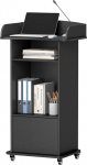 Mobiilne Lectern Puidust poodium seisab koos sahtliga kantselei Lectern kliendi vastuv&otilde;tt poodiumid laud ratastega klassiruumi Lectern seisab kooli kiriku esitlus pulmadeks