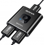 HDMI Switch HDMI Splitter 4K60Hz, GANA Ultra Thin Aluminium Bi-Directional HDMI Switch 2 in 1 Out v&otilde;i 1 in 2 Out HDMI Splitter toetab UHD 4K Xbox PS4 HDTV Blu-Ray DVD jaoks