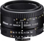 Nikon AF NIKKOR 50mm f/1.8D Lens