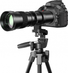 Lightdow 420-800mm f/8.3-16 Telephoto Lens for Canon EF Lens, Manual Telephoto Zoom Lens with T-Ring for Canon EOS Rebel SL2 SL1 T8i T7 T6 850D 800D 4000D 2000D 90D 80D 77D 70D 5D 6D DSLR