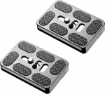 Neewer 2 tk metallist PU-60 60 millimeetrine universaalne kiirkinnitusplaat 1/4-tollise kruviga, sobib Arca-Swiss standardiga kaamera statiivi kuulipeale (must)
