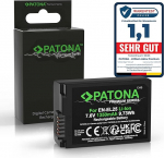 PATONA Premium aku EN-EL25 asendusaku Nikon EN-EL25a EL25 ENEL25 aku, 1350 mAh 7,6 V 10,26 Wh, &uuml;hildub Nikon Z30 Z50 Z50II Z FC ZFC 30 50 50II mudeliga.