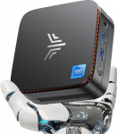 NiPoGi Essenx E1 Mini PC W-11 Pro Intel Alder Lake N97 (kuni 3,6 GHz) 16 GB DDR4 1 TB SSD, Mini arvuti HDMI 2.0+DP 1.4 Dual UHD Display 4K@60Hz lauaarvuti Gigabit Ethernet/2.4+5G WiFi/BT4.2 jaoks