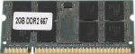 M&auml;lu Portable DDR2 2G 667MHz T&auml;ielikult &uuml;hilduv s&uuml;learvuti m&auml;lu integreeritud kiibid DDR2 PC2-5300 s&uuml;learvutite jaoks sobib /AMD emaplaadile