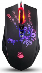 M&auml;nguhiir, Bloody A60 must Neon Infrared-Micro switch Reguleeritav 4000CPI koos Advanced weapon tuning & makro seadistusega, Light Strike Fastest Response Less than 1ms, Fastest Response PC Game Mouse by BLOODY