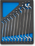 Capri Tools 75 kraadine s&uuml;gavamahuline topeltmuhvikomplekt 6 kuni 24 mm metriline 10-osaline mehaanikataldrikuga