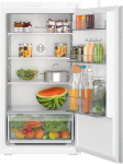 Bosch KIR31NSE0 Built-In Fridge Series 2, Integrated Cooling Machine without Freezer 102 x 56 cm, 165 L Cooling, MultiBox XXL, LED Lighting, EcoAirflow, SuperCooling