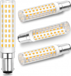 B15D LED dimmerdatav 10W asendaja Osram Halolux Ceram 100W 75W B15D halogeenlampidele, ei v&auml;rise, 230V, 900 luumenit, soe valge 3000K, 360&deg; kiirgusnurk, 4 tk.