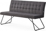 B&D home Lina s&ouml;&ouml;gitoapink 140 cm, seljatoega pehmendusega s&ouml;&ouml;gituppa, esikusse, garderoobi, metallraamiga, t&ouml;&ouml;stuslik moodne disain, antratsiit, 11311-140-ANTR (140 cm)