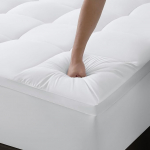 DUANDUAN Double Topper 90 x 190 cm - Tepitud padjakate 5 cm - s&uuml;gav tasku madratsikaitse sobib madratsitele 10-25 cm - masinpesuk&otilde;lblik (90 x 190 cm)