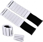 PowrX Handgelenkgewichte f&uuml;r M&auml;nner, hochwertiges Silikon, Edelstahlteile, bequem, leicht zu reinigen, schwei&szlig;- und geruchsfest, f&uuml;r Fitness, Training, Reisen - Wei&szlig;