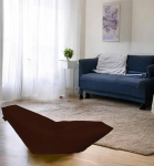 Talamo Italia - Bean Bag Lounge Bed Brown Dimensions 160 x 70 x 50 cm