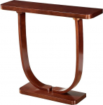 Kitsas puidust konsoollaud, konsoollaud elutuppa, k&otilde;verate jalgadega, koridorilaud esikusse, sissep&auml;&auml;sualasse ja elutuppa (pruun, 120 x 23 x 80 cm).