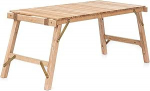 Tragbarer zusammenklappbarer Picknicktisch aus Massivholz, f&uuml;r Camping und Grillen, leicht und einfach zu transportieren, Familienreisezubeh&ouml;r und Picknick