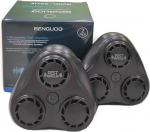 Ultraheli hiire t&otilde;rjevahend, pakend 2, rottide t&otilde;rjevahend rottide vastu, hiirte t&otilde;rjevahend, siseruumides, mittetoksiline, s&auml;&auml;sevastane, putukate pistik, hiire peletusvahend, kahjurite t&otilde;rjevahend elutuppa, kontorisse, mustas toonis