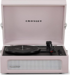 Crosley Voyager Turntable with 2 Speakers, Bluetooth In & Out and AUX - 3 Speed Retro Record Player - For 7", 10" and 12" Vinyl - Portable with Integrated Case - Amethyst