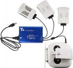 Akulaadija DJI Phantom 4/4 Advanced/4 Pro V2.0/4 Pro droonile, laeb 3 akut ja kaugjuhtimispulti, paralleelne aku laadimisjaama keskuse tarvikud