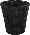 ARMO&reg; &uuml;mmargune punutud punutud pr&uuml;gikast kontorile magamistoas kodus t&ouml;&ouml; hoiukorvid (must)