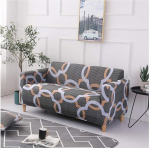 33 Four Seasons All-Inclusive Stretch Sofa Cover Living Room Fabric Combination Full Cover Non-Slip Sofa Cover Sofa Towel Sofa Cushion Camel 3Seat (190-230 cm)