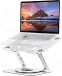 S&uuml;learvuti alus laua jaoks, 360&deg; p&ouml;&ouml;ratav reguleeritav arvutialus, kokkupandav alumiiniumist valmistatud s&uuml;learvuti t&otilde;stukihoidja, mis &uuml;hildub MacBook Air Pro, HP s&uuml;learvutiga (10-17,3 tolli)