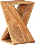 vidaXL Side Table Stool Bedside Table Living Room Table Telephone Stand Sofa Table Coffee Table Tea Table 35 x 35 x 55 cm Solid Wood Acacia