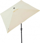 Aktive 61118 - Tuulekindel ruudukujuline aia- ja terrassivari 2,7 x 2,7 m | K&otilde;rgus 2,6 m | UV50 kaitse | Alumiiniumist, lihtne kokku panna ja kokku panna | Terrassivari, aia vihmavarjud