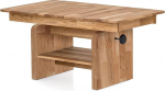 Pneumaatiliselt reguleeritava k&otilde;rgusega ja pikendamisfunktsiooniga kohvilaud Solid Wild Oak Pneumaatiliselt reguleeritava k&otilde;rgusega
