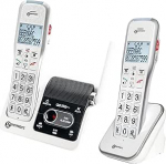 Geemarc Amplidect 595 U.L.E Duo - k&otilde;rgendatud vastuv&otilde;tumahu, automaatvastajaga, SOS-funktsiooniga, integreeritud intercom-s&uuml;steemiga eakate telefonid - keskmise kuni raske kuulmislangusega - versioon DE