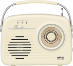 Silva-Schneider Mono 1965 Box Radio v&otilde;rgutoitega v&otilde;i akutoitega Beež