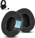 Wzsipod jahutusgeel k&otilde;rvapadjad Razer Blackshark V2 X k&otilde;rvaklappidele Valge nahk ja kangas Ultimate Comfort T&auml;iustatud vastupidavus Jahutusefektiga peakomplektide asendamine (must)