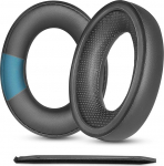 YunYiYi Asendusk&otilde;rvapadjad, mis &uuml;hilduvad Sennheiser HD598 HD598CS HD560S HD598SE HD620S HD518 HD599 HD569 HD579 HMEC 250 k&otilde;rvaklappidega koos proteiinnahaga Mustad