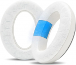 WC Freeze V2 QC45 - Wicked Cushionsi jahutusgeel k&otilde;rvapadjad, mis &uuml;hilduvad Bose QuietComfort 45, QuietComfort SE ja QC Wireless (2023) tootega | Freeze V2 jahutuskangas, ekstreemne mugavus | Valge