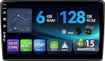 [6G + 128G, Octa-Core] - MSD Autoradio Fiat Ducato / Citroen Jumper / Peugeot Boxer | Android 15 GPS navigatsiooniraadio | CarPlay Android auto roolijuhtimine DSP DAB | Tagurduskaamera MIC | 2