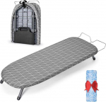Johgee Folding Ironing Board, Space-Saving Ironing Board for Steam Irons 81.5 x 31 cm, Sturdy Steam Ironing Board with Non-Slip Feet (Style 1)