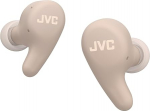 JVC HA-A23T-T True Wireless Gumy Premium m&uuml;rasummutusega k&otilde;rvaklapid, Bluetooth 5.4, &uuml;mbritseva heli režiim, 26-tunnine aku kestvus ja l&auml;bipaistev laadimiskohver, USB-C, pruunid v&auml;rvid