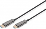 DIGITUS HDMI AOC h&uuml;briidvalguskaabel - HDMI 2.0b - 20m - Ultra HD 4k/60Hz - Ethernet kanal - HDR ARC HDCP 2.2 - &uuml;hildub teleriga/projektoriga/monitoriga - kuldkattega kontaktid - must