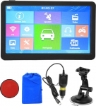 KIMISS GPS-navigatsioon auto / veoauto jaoks: 9-tolline 8GB 256M h&auml;&auml;l&uuml;lekanne Navigatsioonikiiruse kaamera hoiatus tasuta kaardiv&auml;rskendus