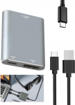 GCNWW HDMI USB C adapter 4K @ 60Hz USB C HDMI adapter, mis &uuml;hildub XREAL One Pro/Air-Rokid Air/Max-Nreal Air-Thunderbird AR-GRAWOOA-Switch-Viture One-PS5/4-Xbox Steam Deckiga