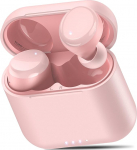 TOZO T6 Mini Bluetooth k&otilde;rvaklapid, Bluetooth 5.3, ergonoomilised k&otilde;rvaklapid, 50 tundi m&auml;nguaega koos juhtmevaba laadimiskohvriga, EQ reguleeritav rakendus, IPX8 veekindel, uuendatud versioon, roosa kuldkollane