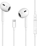 USB-C-Kopfh&ouml;rer, kabelgebunden, USB-C-Kopfh&ouml;rer mit Mikrofon und Lautst&auml;rkeregler, HiFi-Stereo-In-Ear-USB-Typ-C-Ohrh&ouml;rer, f&uuml;r iPhone 15/16/17 Pro Max, iPad Pro, Samsung Galaxy S21S20 Pixel 9