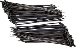 TERF kaablisidemed must 300mm x 4.8mm Premium Nailon turvaline iselukustuv mehhanism plastist sidemed koju, kontorisse, aeda, garaaži, t&ouml;&ouml;kotta, DIY, mitmeotstarbelised, pakend 100-st.