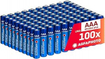AgfaPhoto Alkaline Batteries Plus Micro AAA LR03 (1,5 V, 100 tk) - pikk kasutusiga - ideaalne puldi, m&auml;nguasjade, kaamerate ja muu jaoks - usaldusv&auml;&auml;rne ja p&uuml;siv j&otilde;udlus.