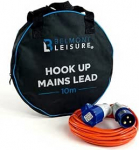 16 A Camping Elektroanschlusskabel, robustes Verl&auml;ngerungskabel mit Tragetasche f&uuml;r Wohnwagen, Wohnmobil, Camping-Stromanschluss, 240 V, Outdoor-Netzanschlusskabel (10 m)