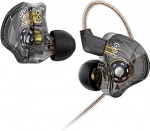 Yinyoo CCZ NC01 Gospel HiFi In-Ear k&otilde;rvaklapid IEM 10 mm Dual Magnetic DD Gaming K&otilde;rvaklapid Wired K&otilde;rvaklapid eemaldatava kaabliga 2-Pin TFZ OFC kaabel muusika jaoks (Clear Black, ilma mikrofonita)