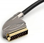 KabelDirekt 5m SCART kaabel (21-poolne, mitmekordne varjestus, t&auml;ppis&uuml;hendus, Full HD) PRO-seeria