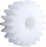 GTPBAO 1 St&uuml;ck POM-Zahnrad mit geraden Z&auml;hnen, Modul 1,25, 12 Z&auml;hne, flaches Stirnrad, 17,5 mm Durchmesser, 10 mm Dicke, 1,25 m, 12 Z&auml;hne Lenkungshardware(5mm)